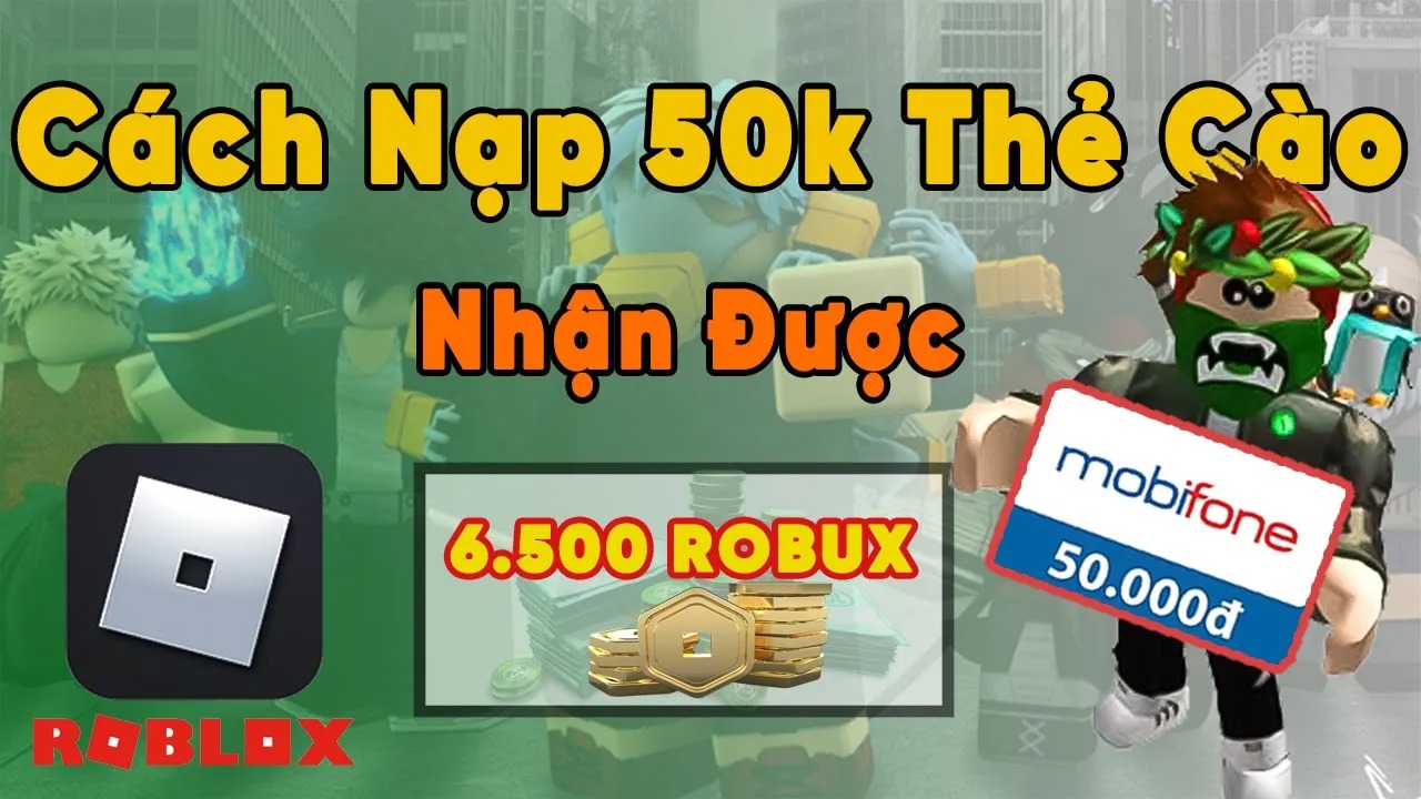 nạp lậu robux chính hãng